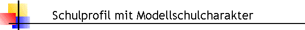 Schulprofil mit Modellschulcharakter